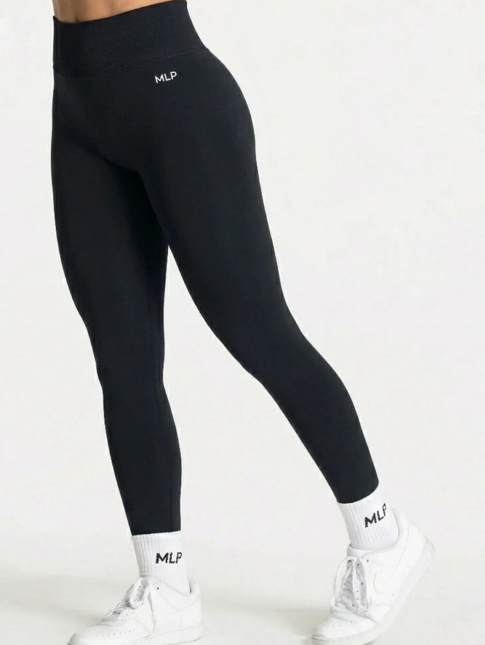 NWT Marie Louise Paris Black High-Waist Perfect Fit Leggings Sz M